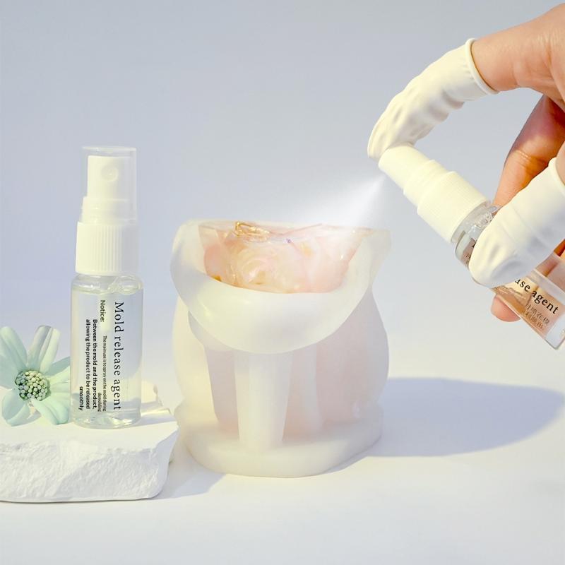 Release Spray Silicone - สเปรย์ปล่อยแม่พิมพ์อีพ็อกซี่ 20 มล. สำหรับทำเทียนและเรซิ่นอีพ็อกซี่ น้ำมันซิลิโคนแห้งเร็ว ปล่อยแม่พิมพ์ได้ง่าย