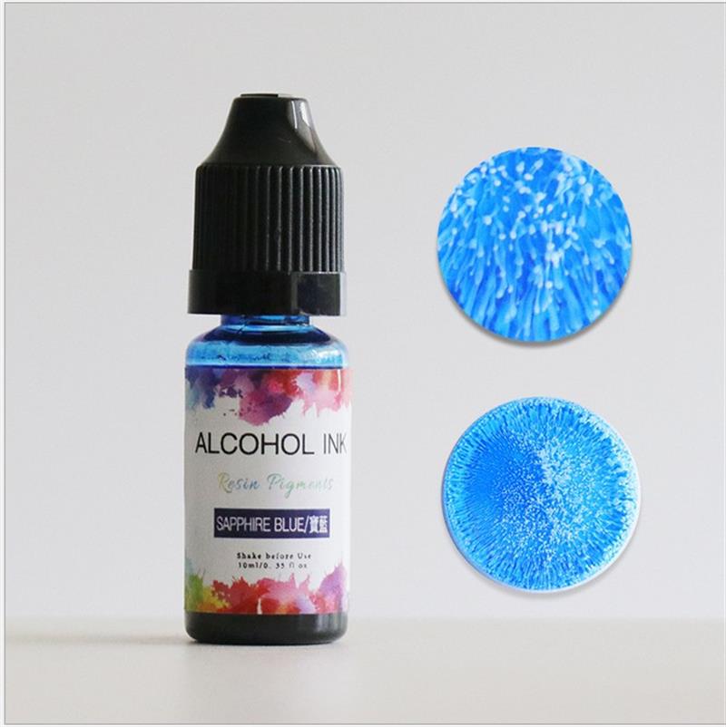 Resin Pigment Alcohol Ink - UVเรซิ่นแม่พิมพ์Pigment DIY Blooming Pigmentสำหรับหัตถกรรมเรซิ่นอีพ็อกซี่เรซิ่นDiffusion Pigmentเรซินอีพ็อกซี่Pigmentหมึกแอลกอฮอล์Liquid