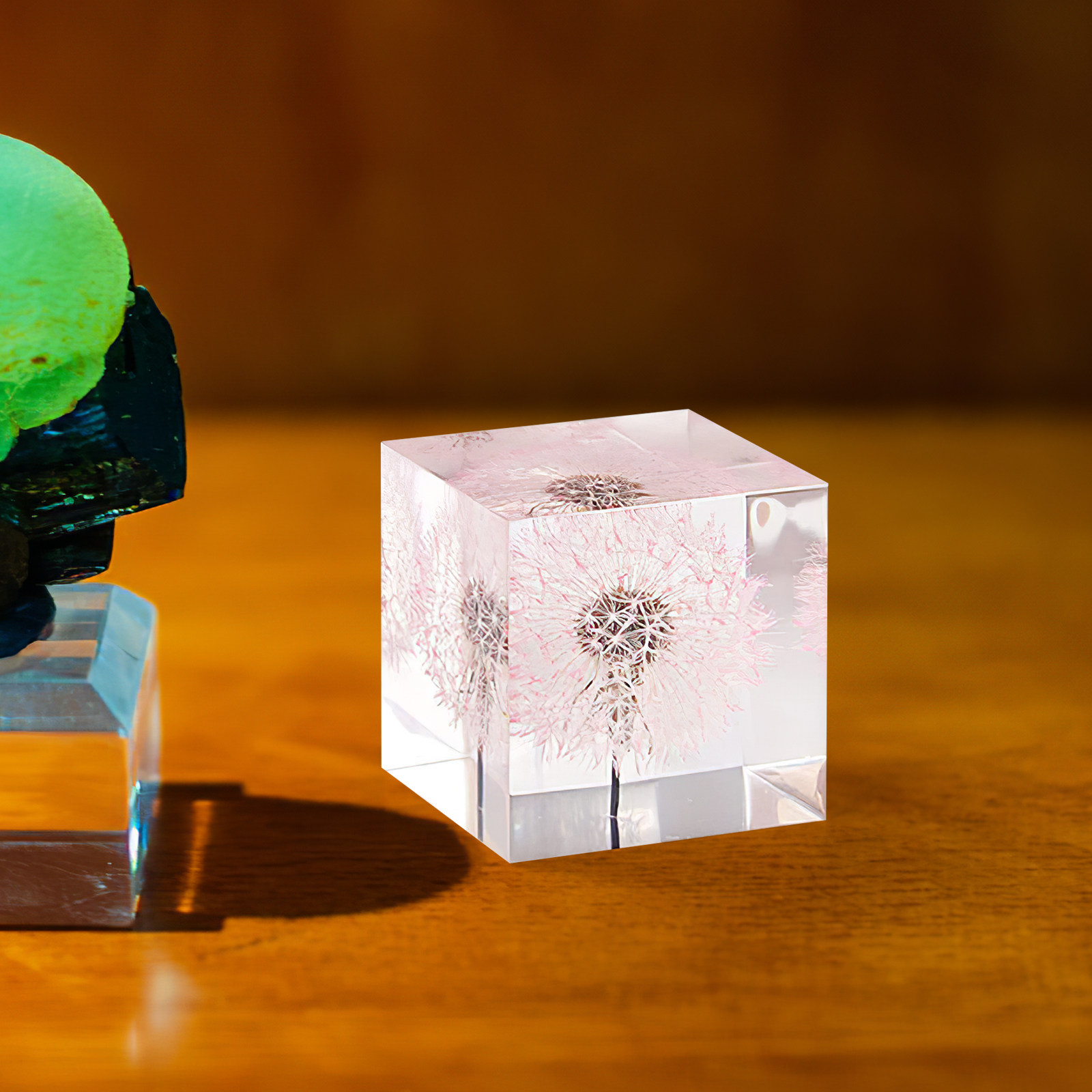 Resin Art Cube - 2 ชิ้น แม่พิมพ์ซิลิโคนใสสำหรับอีพ็อกซี่ แม่พิมพ์เรซิ่นทรงลูกบาศก์สี่เหลี่ยม ความโปร่งใสสูง แกะง่าย