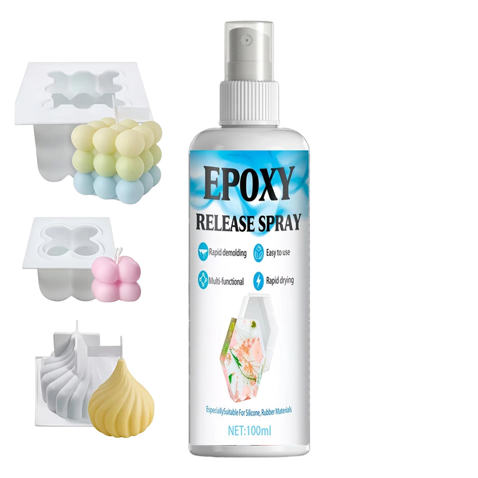 Release Spray Silicone - สเปรย์ซิลิโคนสำหรับทำแม่พิมพ์ขนาด 100 มล. สำหรับทำเทียน ทำจากซิลิโคนเกรดอีพ็อกซี่ ทำความสะอาดง่าย