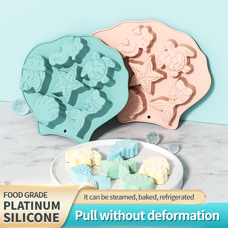 แม่พิมพ์ซิลิโคนรูปเปลือกหอย หา - Silicone Mold Ocean บทวิจารณ์และราคา