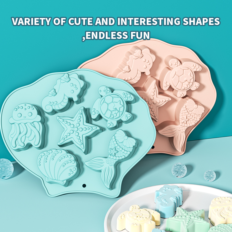 แม่พิมพ์ซิลิโคนรูปเปลือกหอย หา - Silicone Mold Ocean บทวิจารณ์และราคา