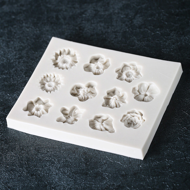 ดอกทานตะวัน Rose ดอกไม้รูปร่าง - Silicone Mold Ocean บทวิจารณ์และราคา