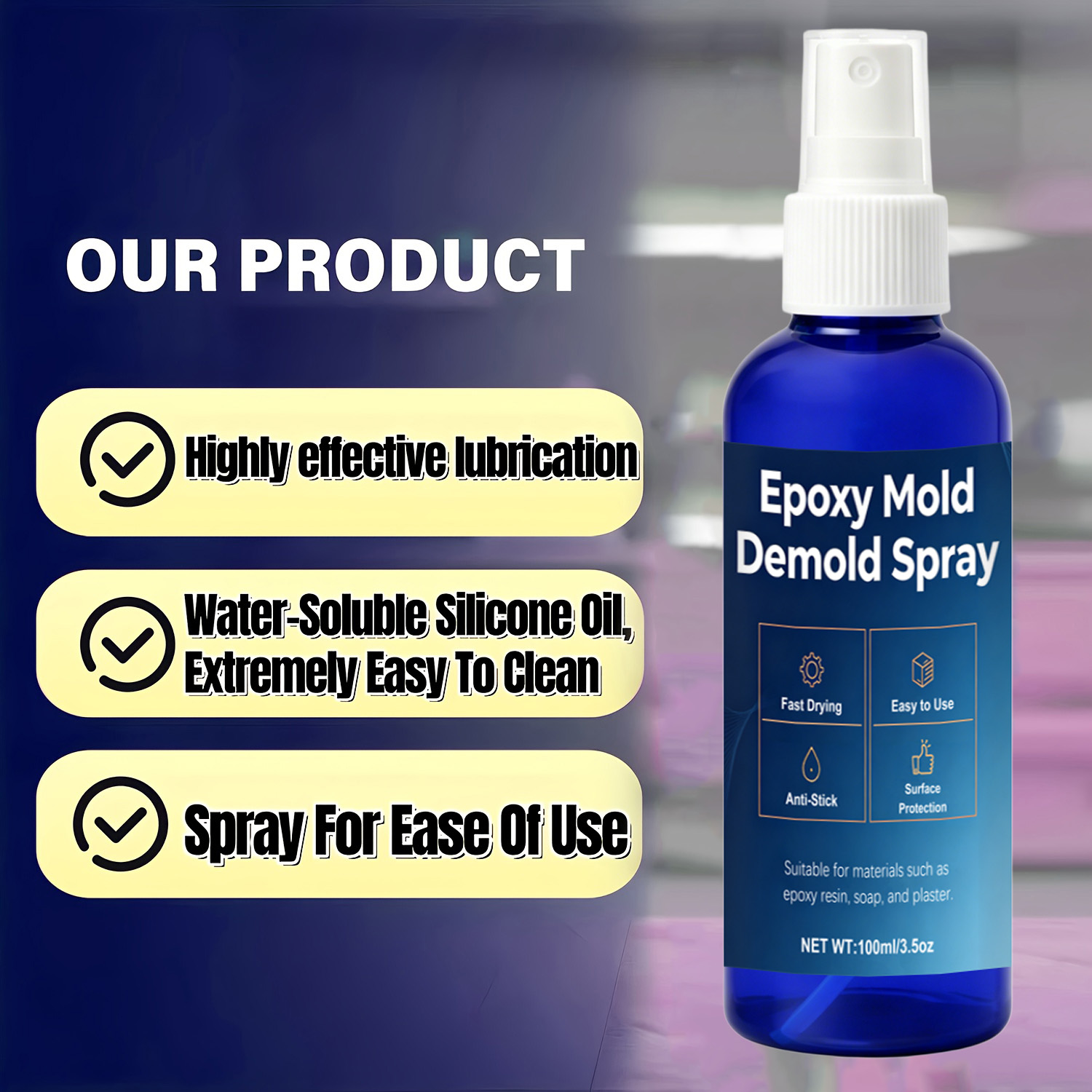 สเปรย์สำหรับแม่พิมพ์ซิลิโคน, น - Release Spray Silicone บทวิจารณ์และราคา