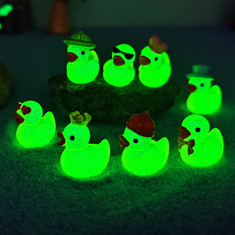 เป็ดเรืองแสงสีเหลืองขนาดเล็ก ข - Resin Art Furniture บทวิจารณ์และราคา