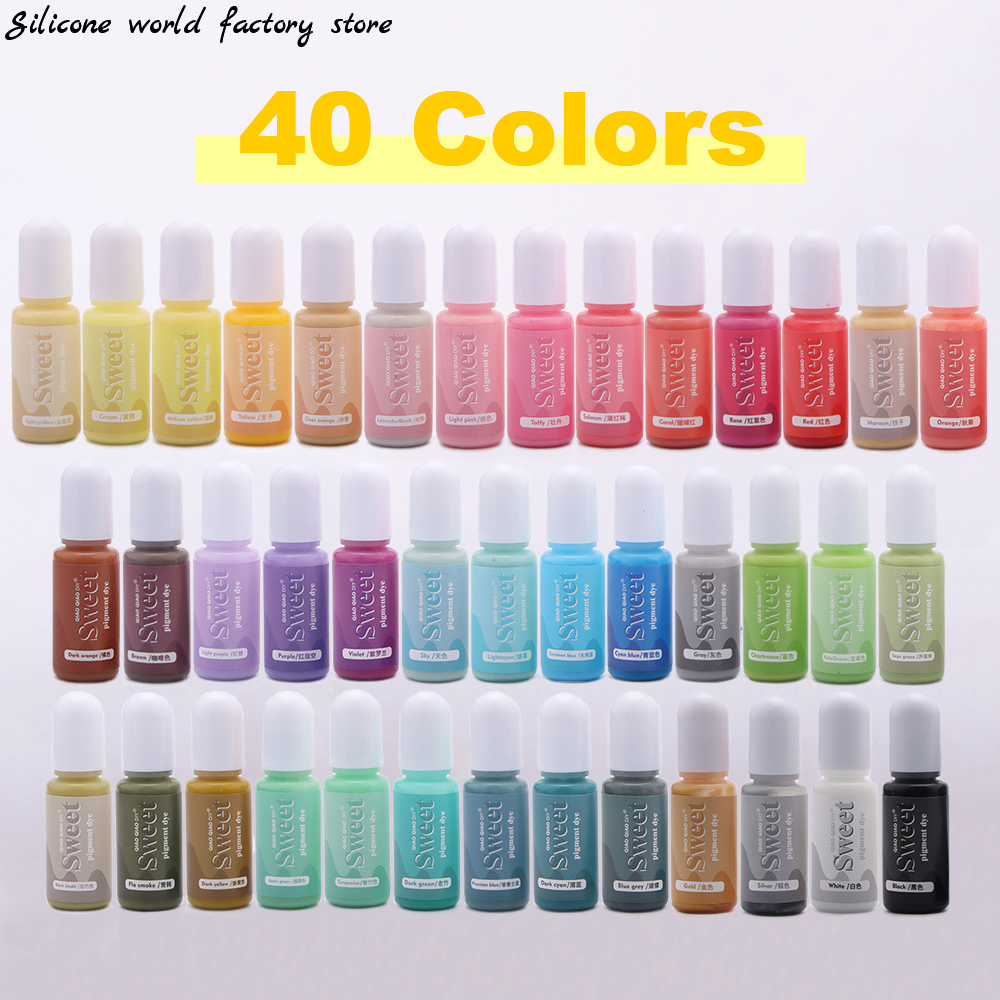 สีเรซิ่นซิลิโคนเวิลด์ 10 มล. ส - Resin Pigment Alcohol Ink บทวิจารณ์และราคา