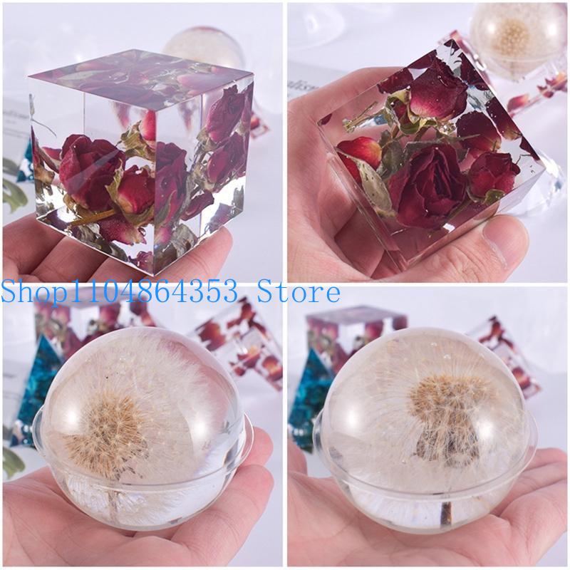 652F สแควร์เรซิ่นแม่พิมพ์ Cube - Resin Art Cube บทวิจารณ์และราคา