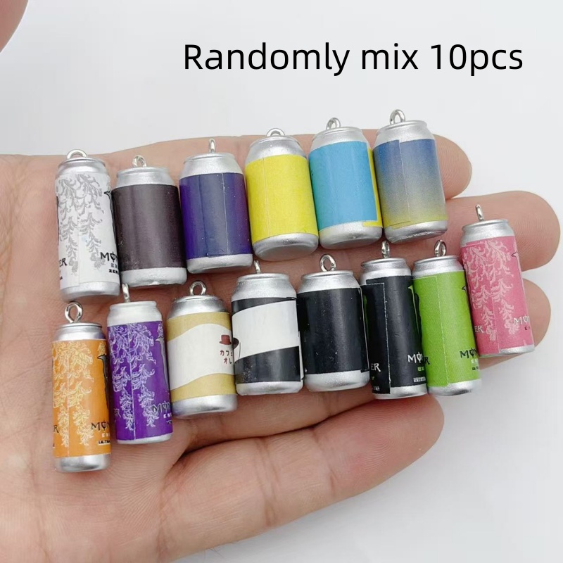 10 ชิ้น จี้เรซินรูปกระป๋องเครื - Resin Art Calligraphy บทวิจารณ์และราคา