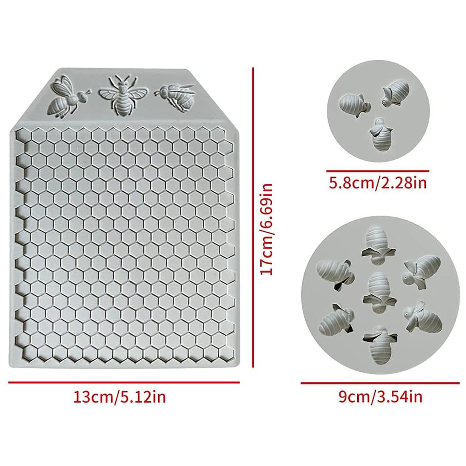 3ชิ้นแม่พิมพ์ซิลิโคนรังผึ้งรูป - Silicone Mold Ocean บทวิจารณ์และราคา