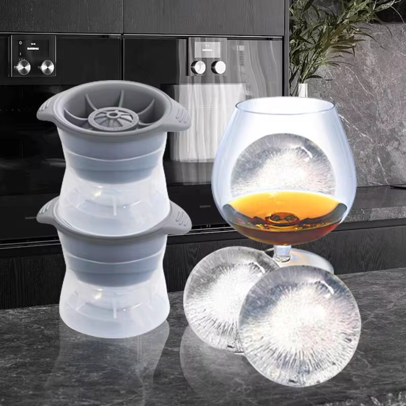 2PCS ซิลิโคนทรงกลม ICE CUBE Mo - Silicone Mold Ocean บทวิจารณ์และราคา