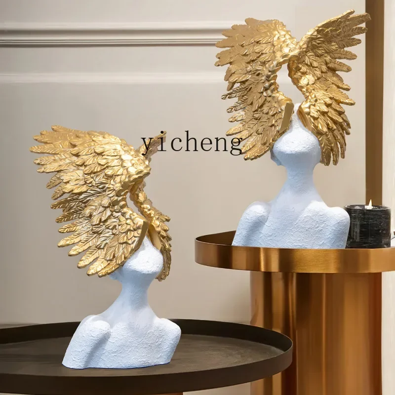 ของตกแต่งรูปปีกนางฟ้าสไตล์โมเด - Resin Art Decor บทวิจารณ์และราคา