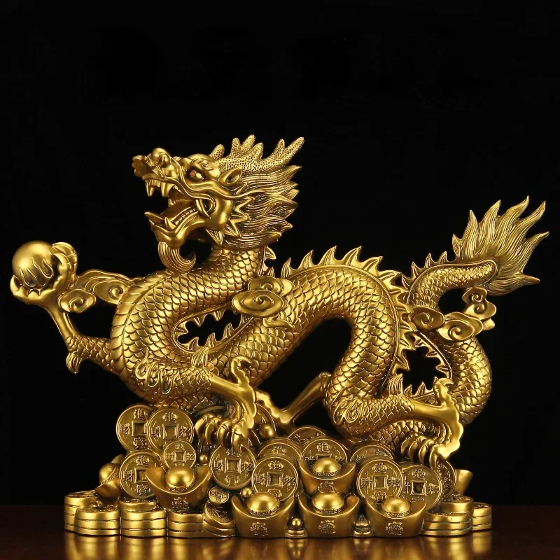 Fengshui ห้าเล็บมังกรทองแดงเคร - Resin Art Furniture บทวิจารณ์และราคา