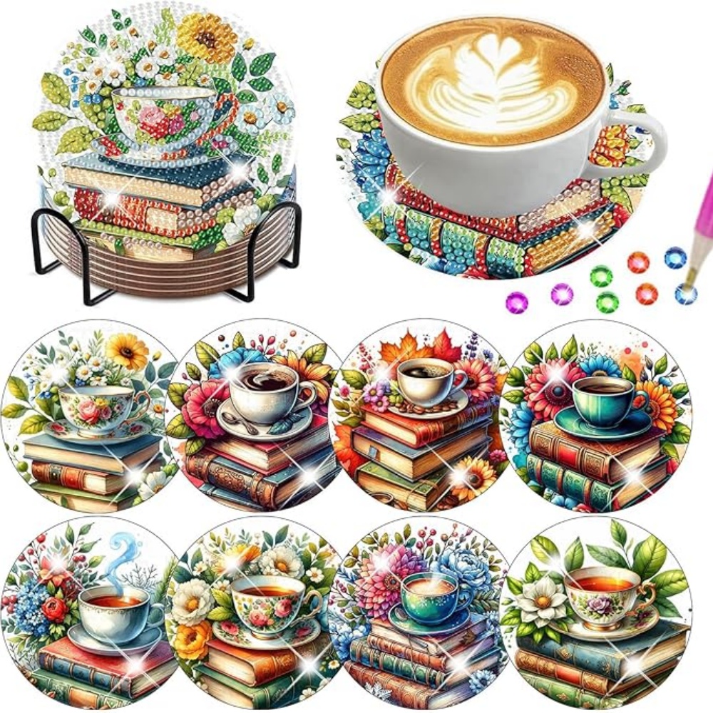 ชุดภาพวาดเพชร DIY 8 ชิ้น พร้อม - Resin Art Guide Book บทวิจารณ์และราคา