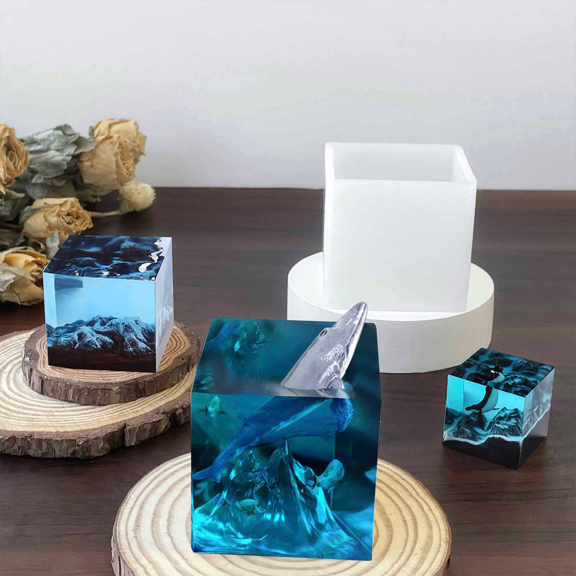 แม่พิมพ์เรซิ่นทรงลูกบาศก์, แม่ - Resin Art Cube บทวิจารณ์และราคา