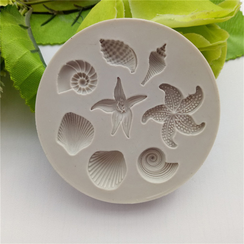 ใหม่【แม่พิมพ์ซิลิโคนเค้กช็อกโก - Silicone Mold Ocean บทวิจารณ์และราคา