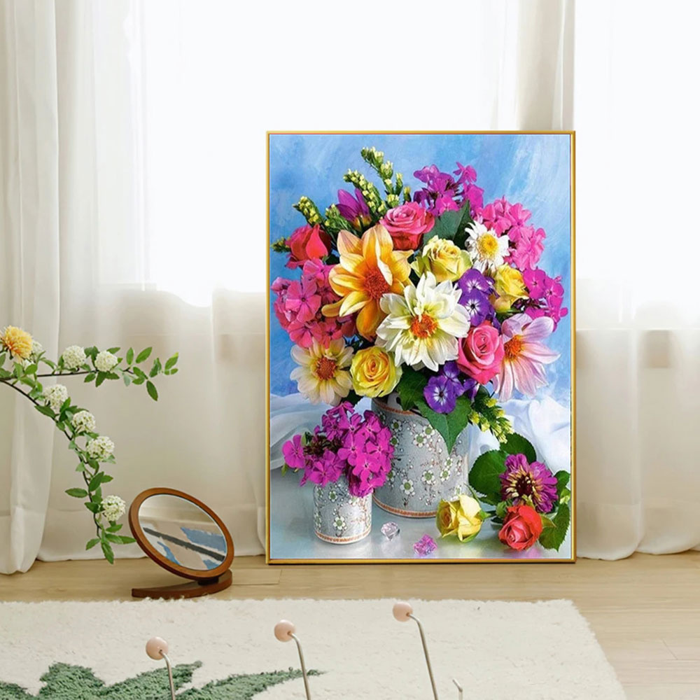 ภาพวาดเพชร 5 มิติ ลายดอกไม้ แจ - Resin Art Of Flowers บทวิจารณ์และราคา