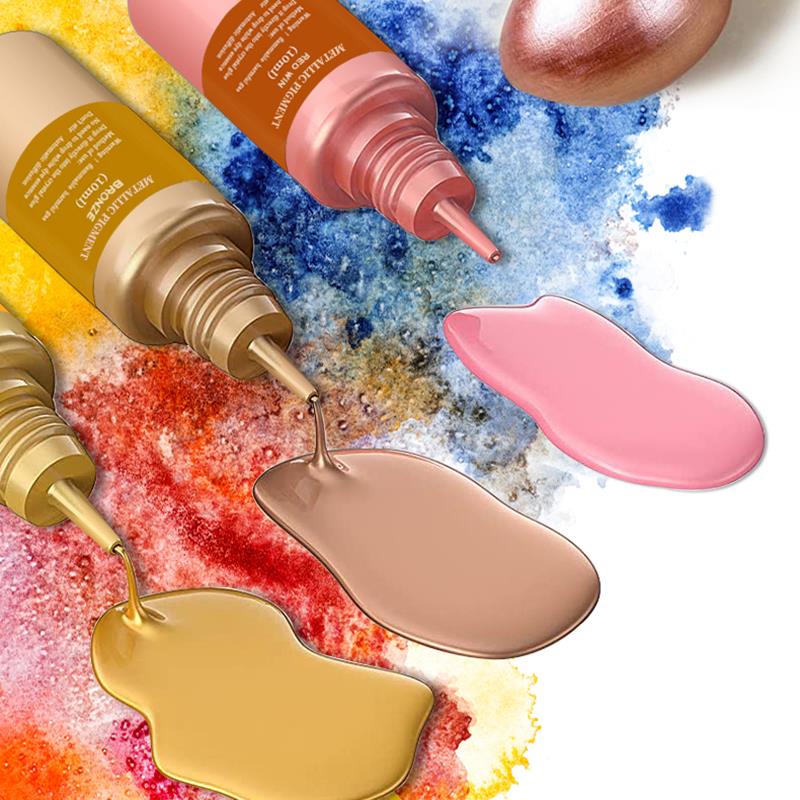 15มล. เม็ดสีโลหะเรซินแอลกอฮอล์ - Resin Pigment Alcohol Ink บทวิจารณ์และราคา