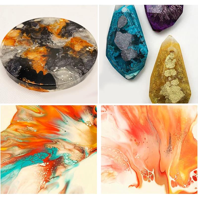 15มล. เม็ดสีโลหะเรซินแอลกอฮอล์ - Resin Pigment Alcohol Ink บทวิจารณ์และราคา