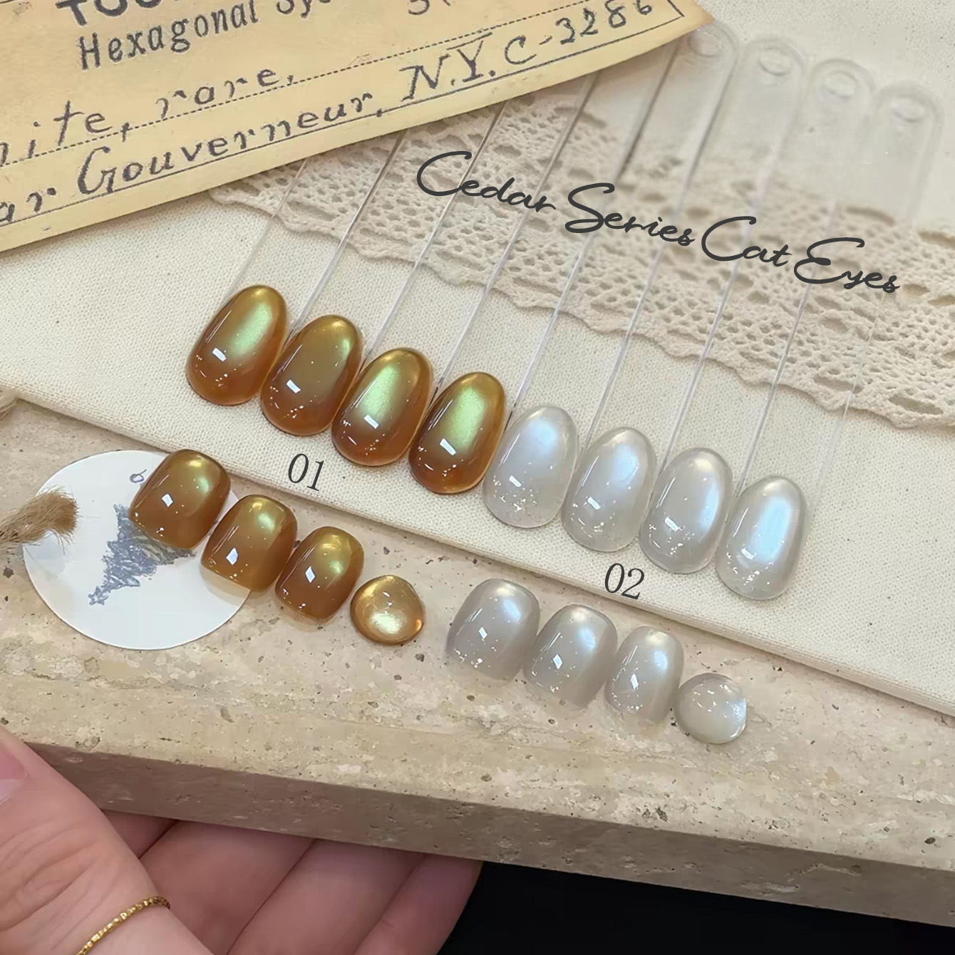 1 ชิ้น WS ยาทาเล็บเจลแคทอายซีด - Resin Art All บทวิจารณ์และราคา