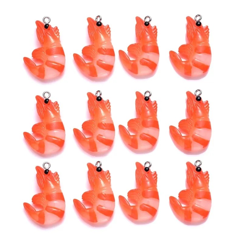 จี้รูปกุ้งก้ามกรามและกุ้งจำลอง - Resin Art Calligraphy บทวิจารณ์และราคา