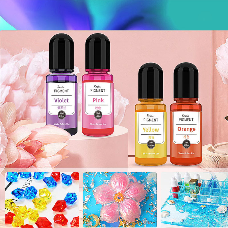 24/30 สีชุด 10ml อีพ็อกซี่เรซิ - Resin Pigment Alcohol Ink บทวิจารณ์และราคา