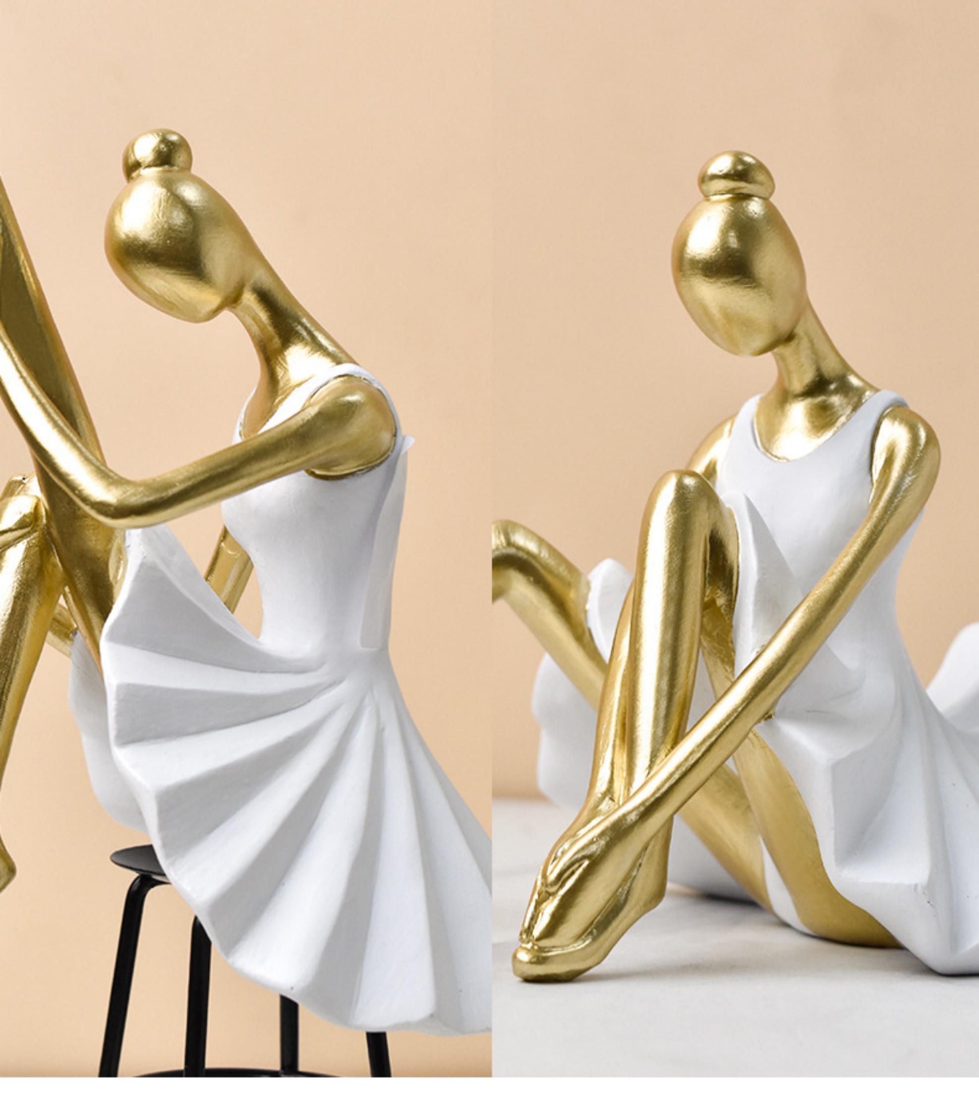 รูปปั้นนักบัลเลต์หญิง ทำจากเรซ - Resin Art Furniture บทวิจารณ์และราคา