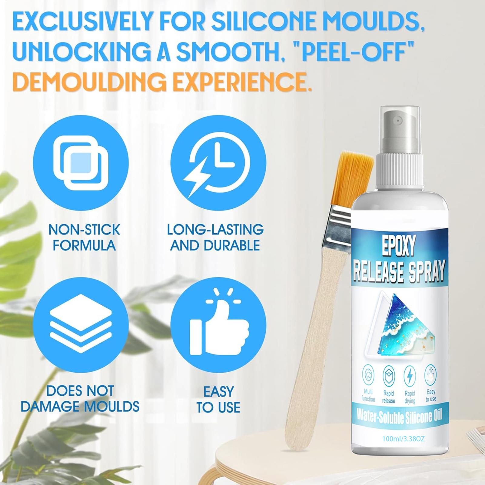 สเปรย์หล่อลื่นแม่พิมพ์ซิลิโคน  - Release Spray Silicone บทวิจารณ์และราคา