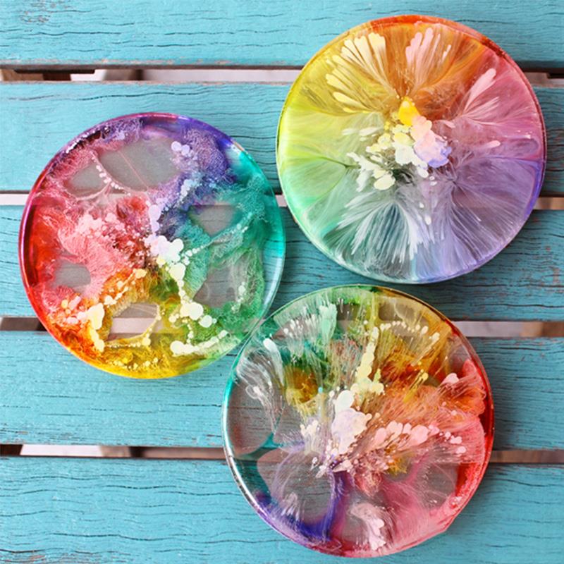 24สี10Ml หมึกแอลกอฮอล์เรซิ่น P - Resin Pigment Alcohol Ink บทวิจารณ์และราคา