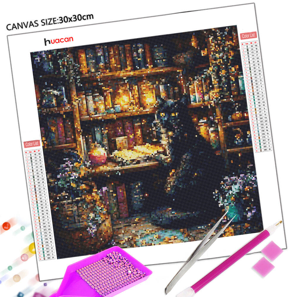 ภาพวาดเพชร Huacan 5D DIY ลายดอ - Resin Art Guide Book บทวิจารณ์และราคา