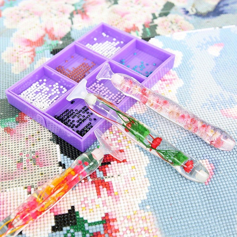 ชุดปากกาเพชรเรซิ่น 5 มิติ ลายด - Resin Art Of Flowers บทวิจารณ์และราคา