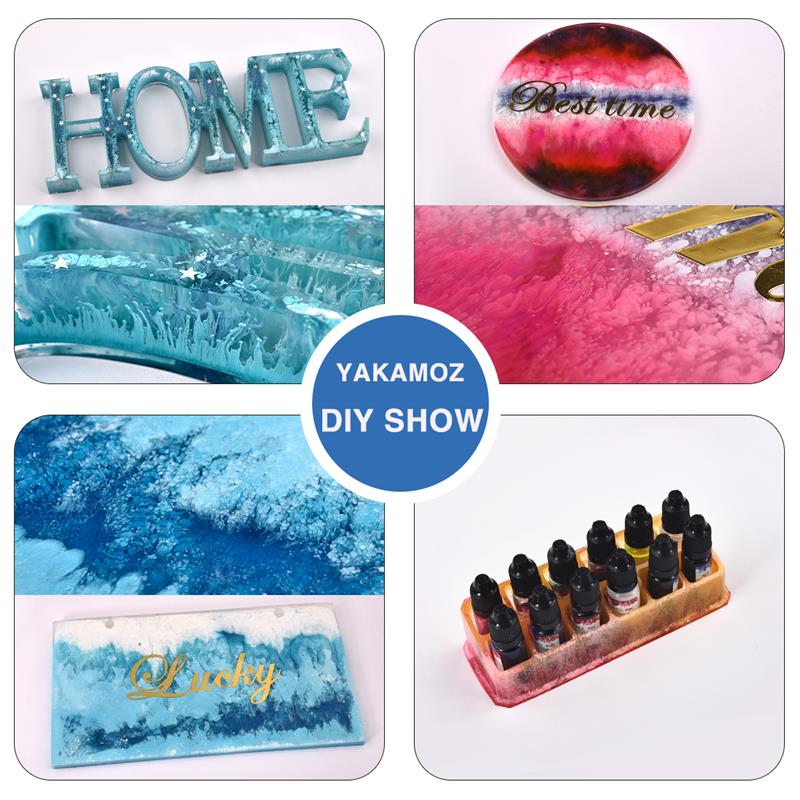 1ชุดอีพ็อกซี่เรซิ่น Pigment Ki - Resin Pigment Alcohol Ink บทวิจารณ์และราคา